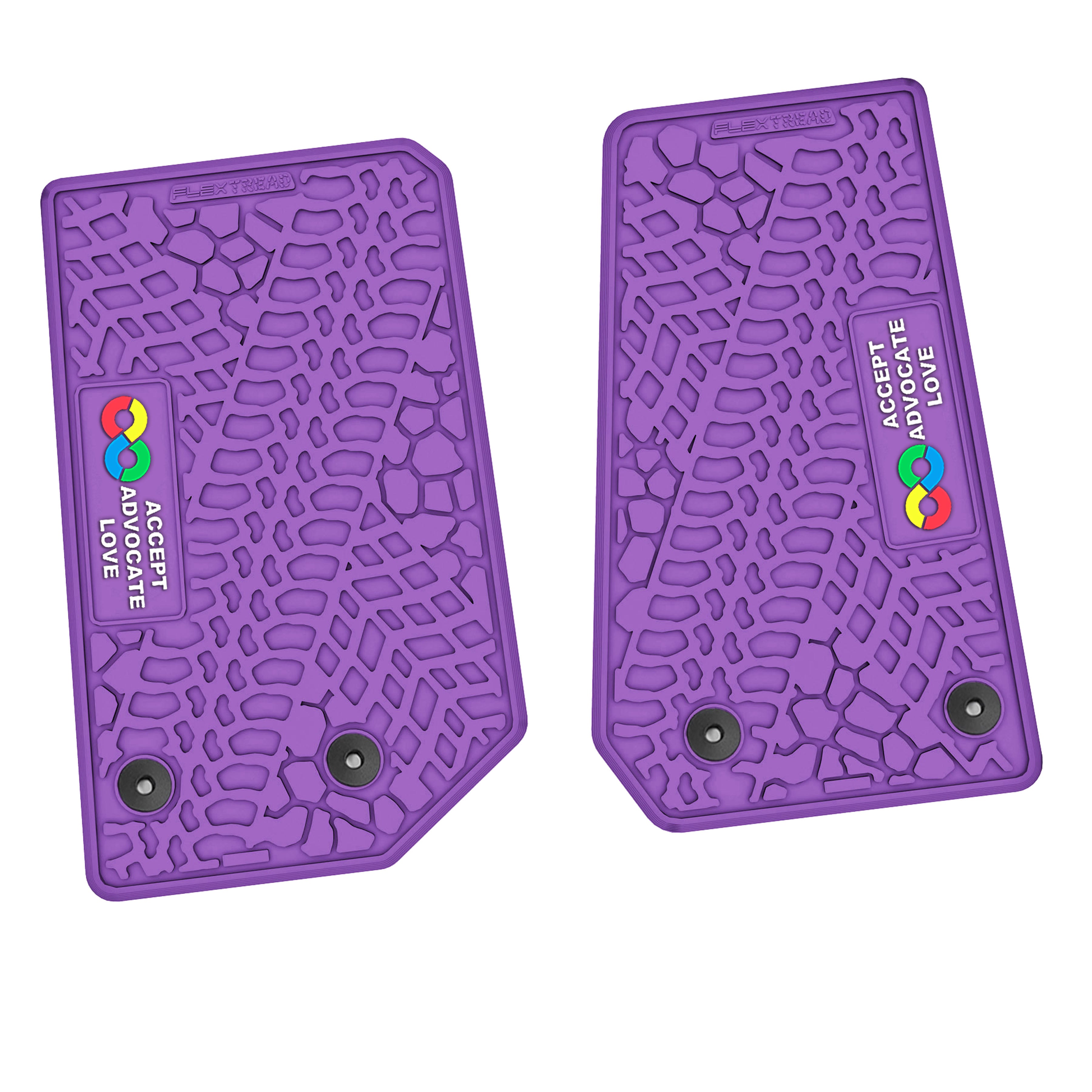 14-18 Jeep Wrangler JK 2Dr Floor Mats (2pc) w/ Accept Advocate Love In ...