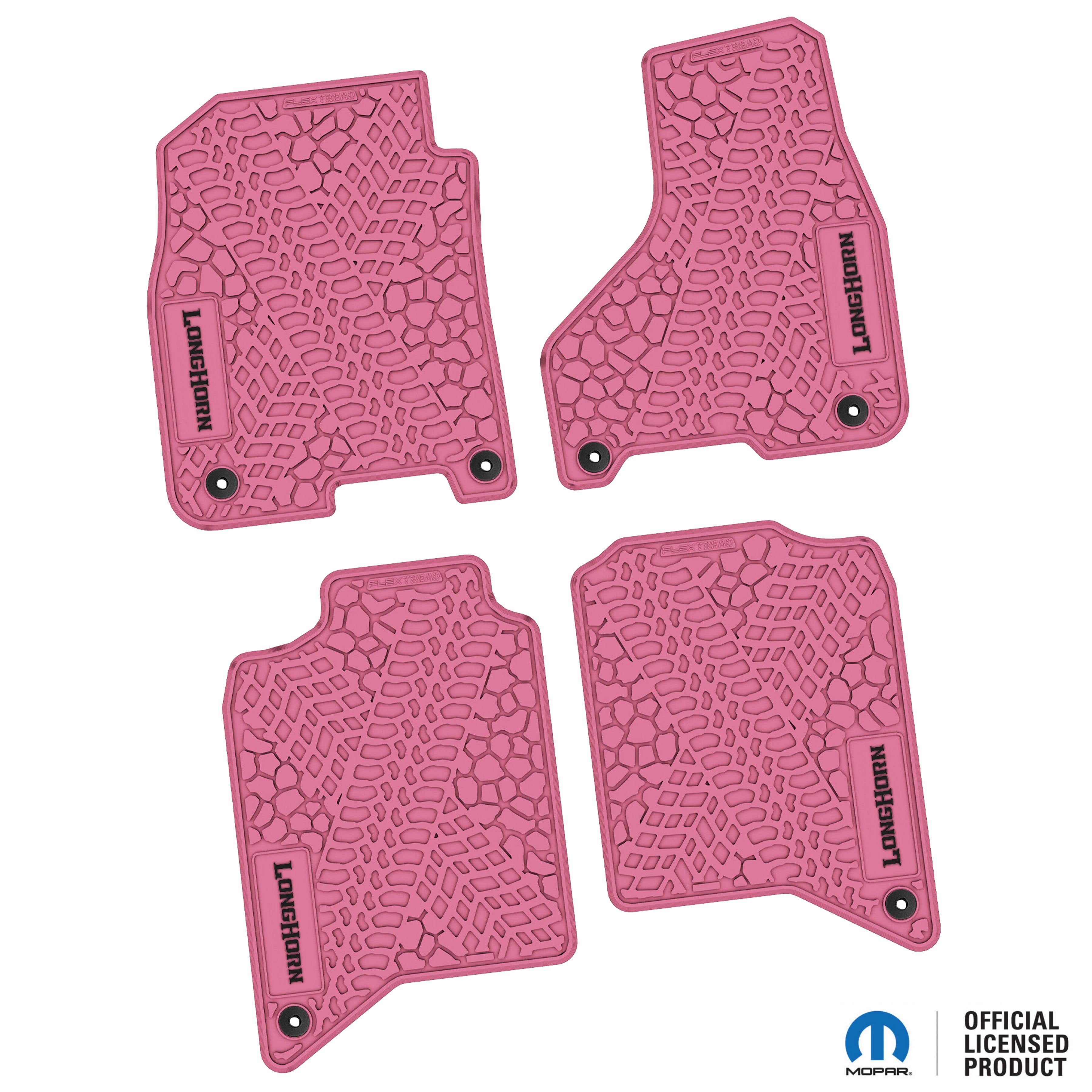 YHTAUTO All Weather TPE Floor Mats For Ram 1500/2500/3500 Crew Cab (2009-2022 Classic) - Front & Rear Set