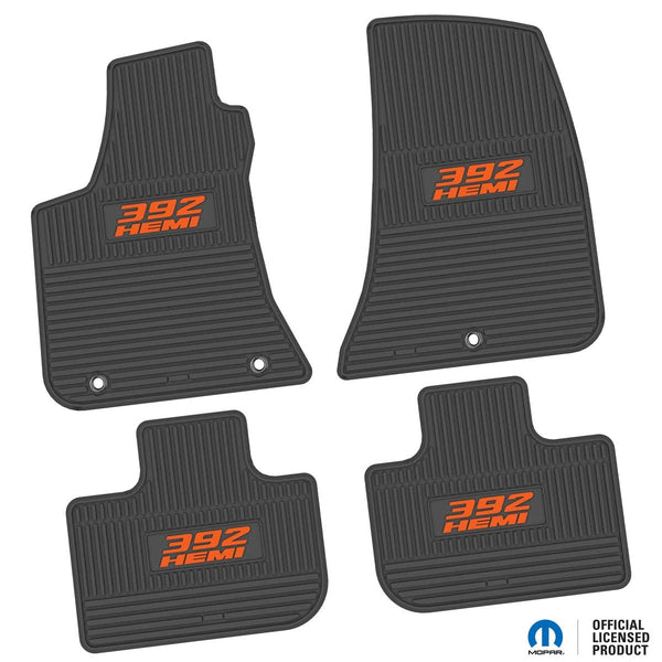 Charger Floor Mats 1124 Dodge Charger RWD 4 Piece Custom Vintage Scene